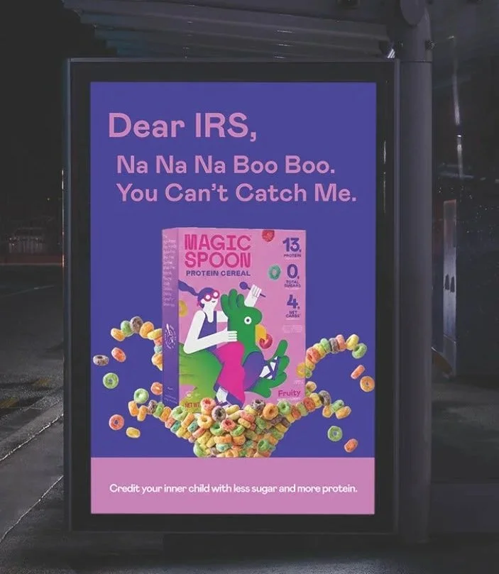 Never Grow Up OOH Campaign