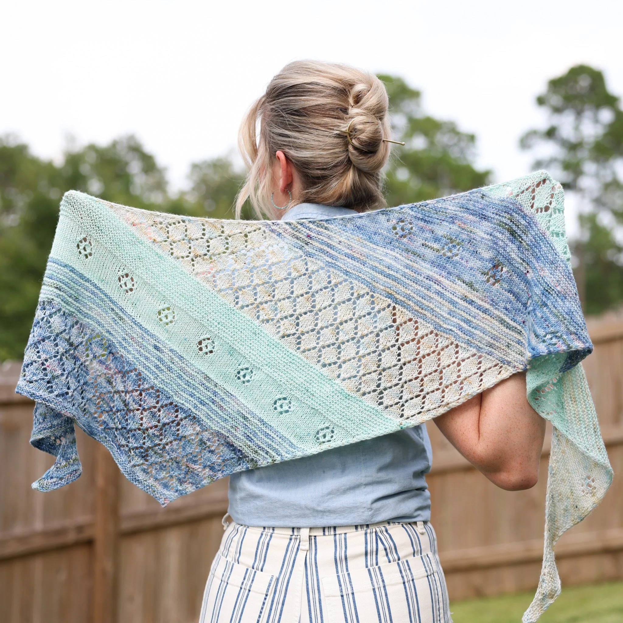 Cove Tide lace shawl knitting pattern marcie behind .jpeg