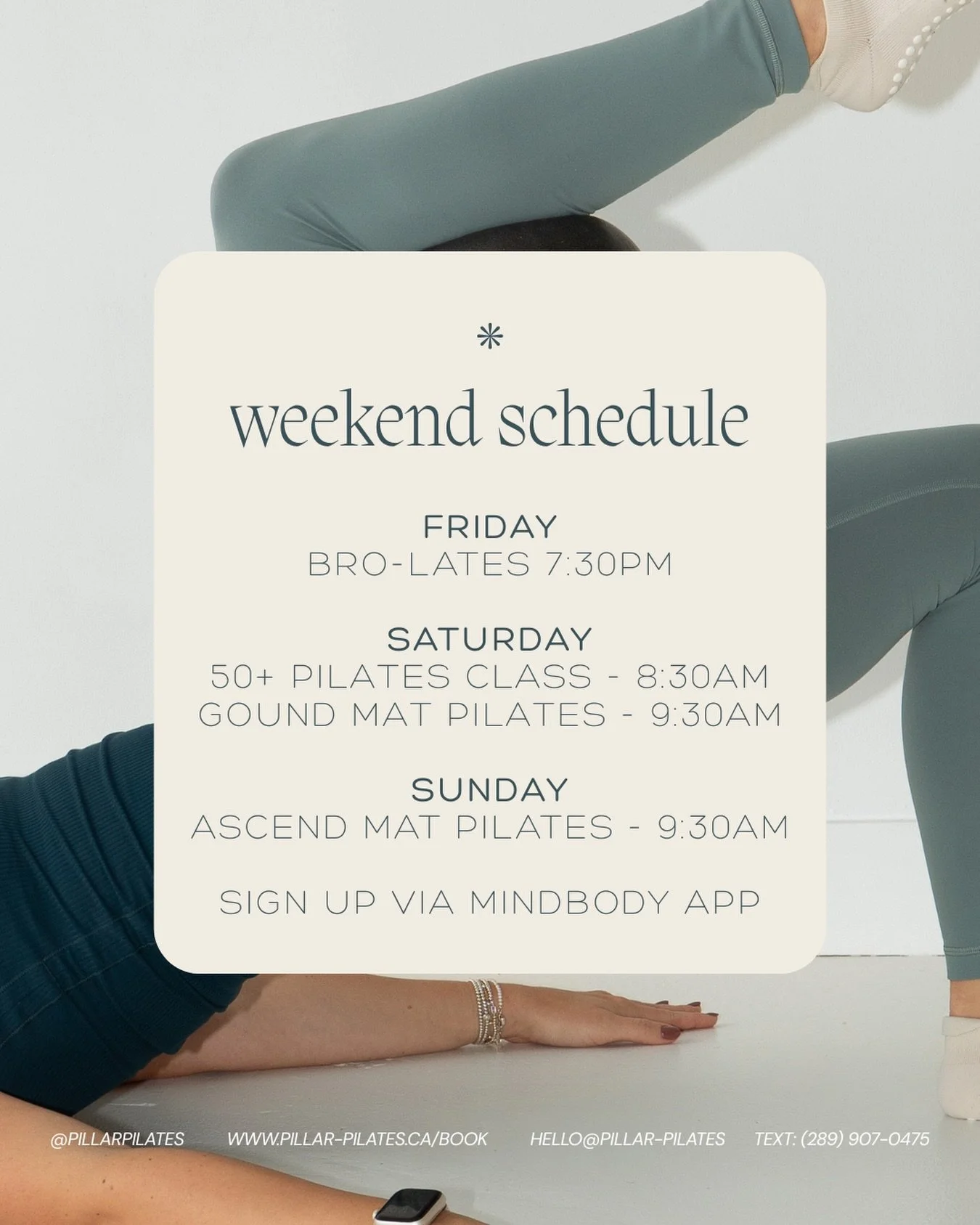 Rainy weekend ahead calls for some warmer movement🧘🏼&zwj;♀️

Join us this weekend for our mat Pilates classes - kicking it off with our Bro-lates class tonight!! There are still a few spots up for grabs so don&rsquo;t miss out🔥

We also have our 5