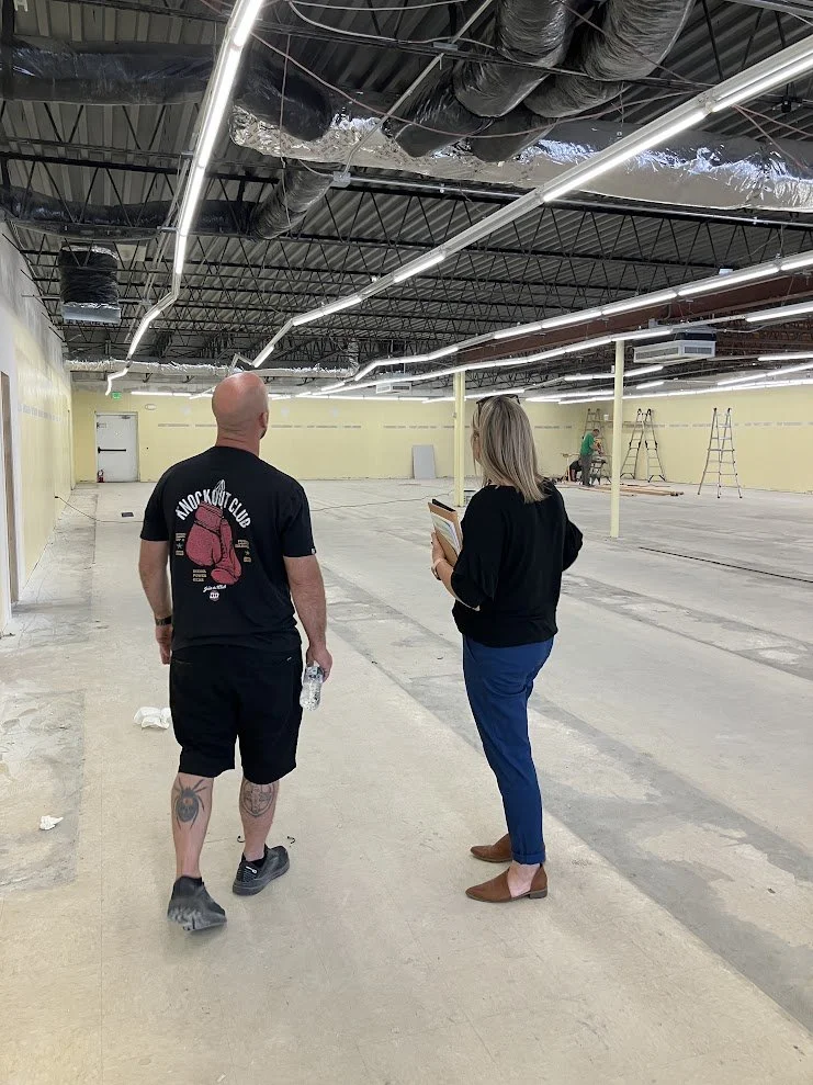 contractor & designer site walk