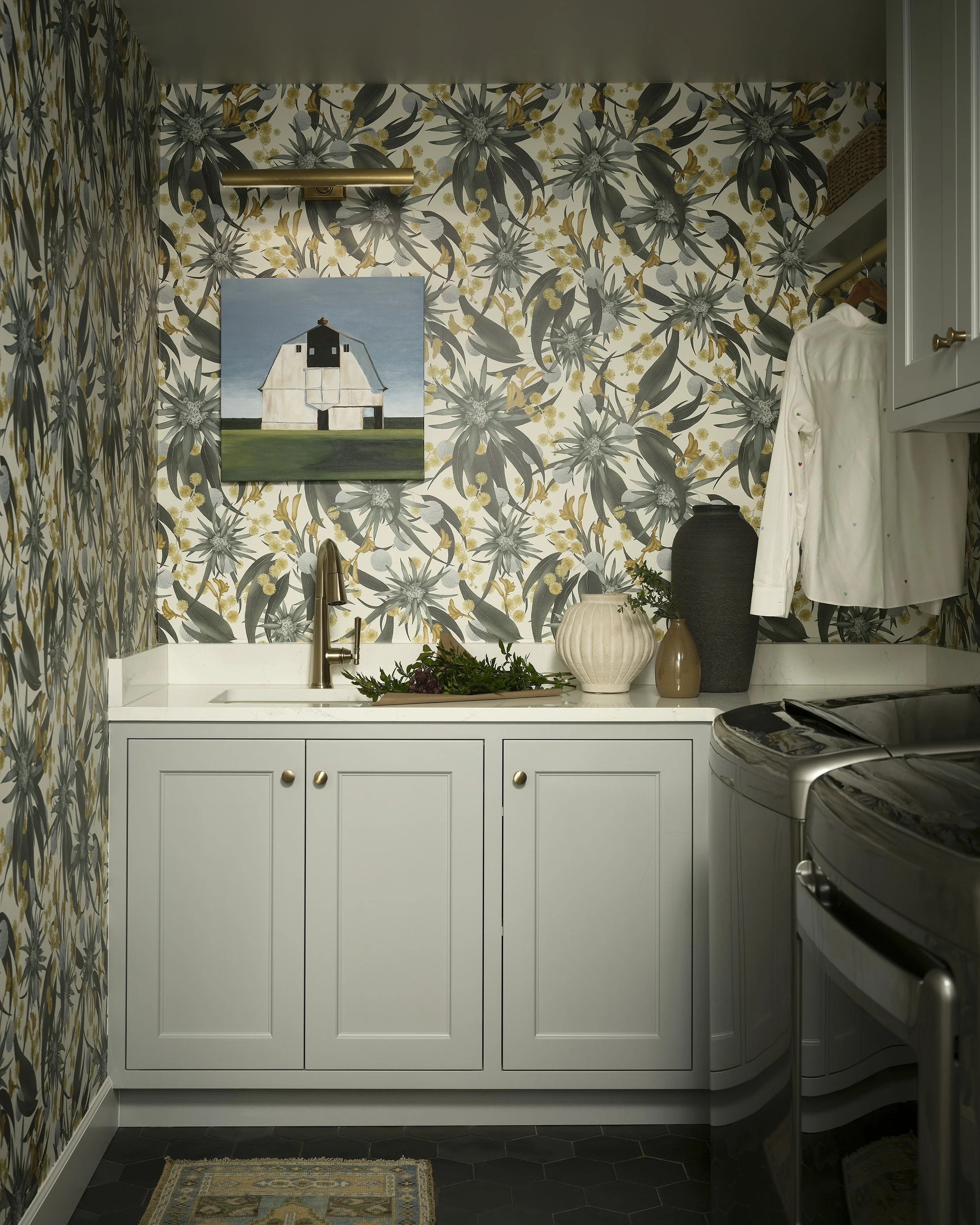 Laundry Room Wallpaper
