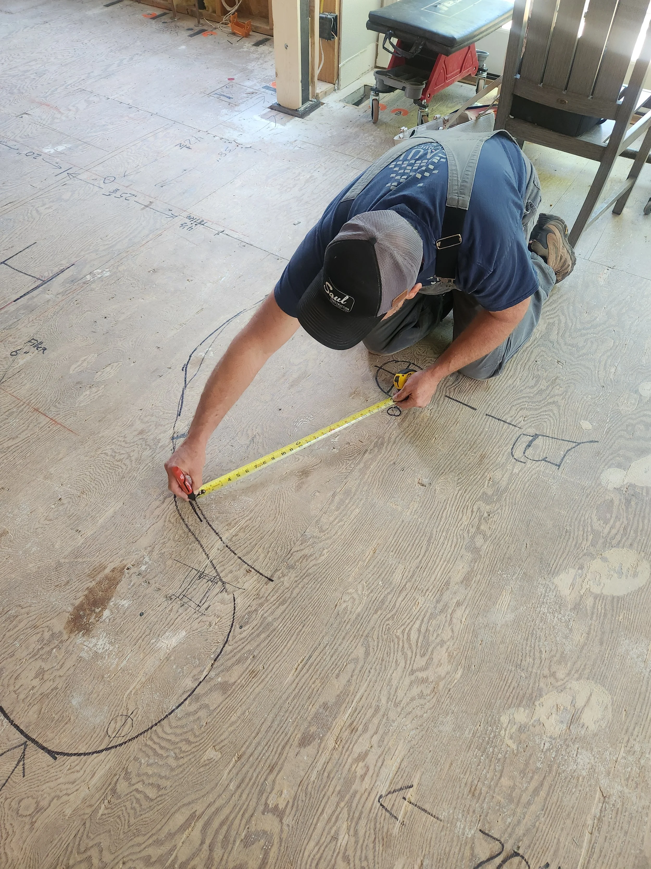 custom millwork template in kitchen