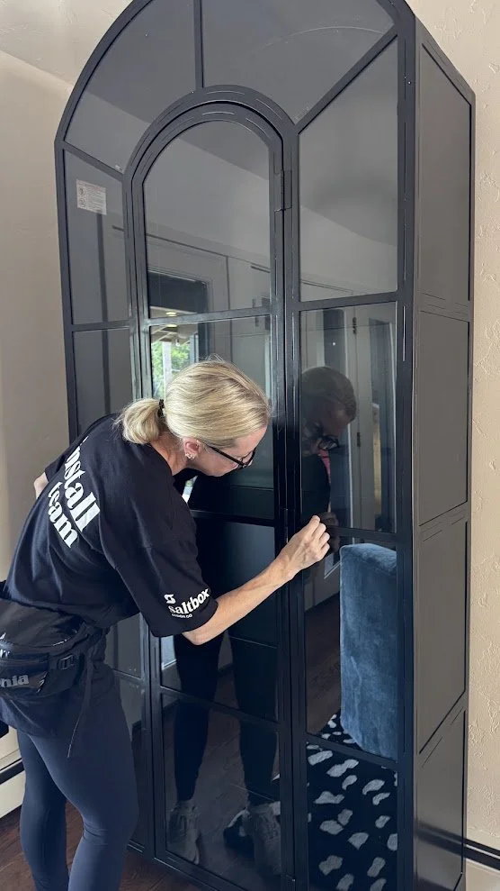 full service interior design install day