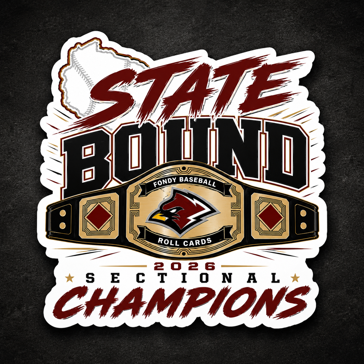 Fondy SECTIONAL Champ Sticker