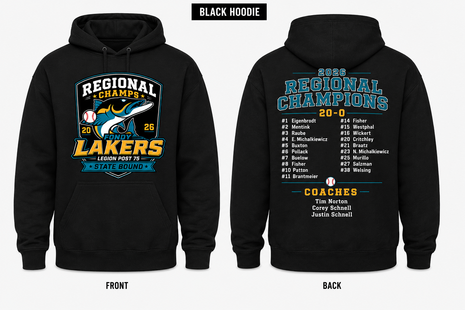 Lakers Regional Champions - HOODIE