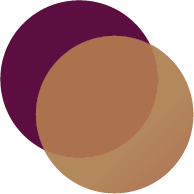 Two circles intersecting showing the impact of financial planning for the future