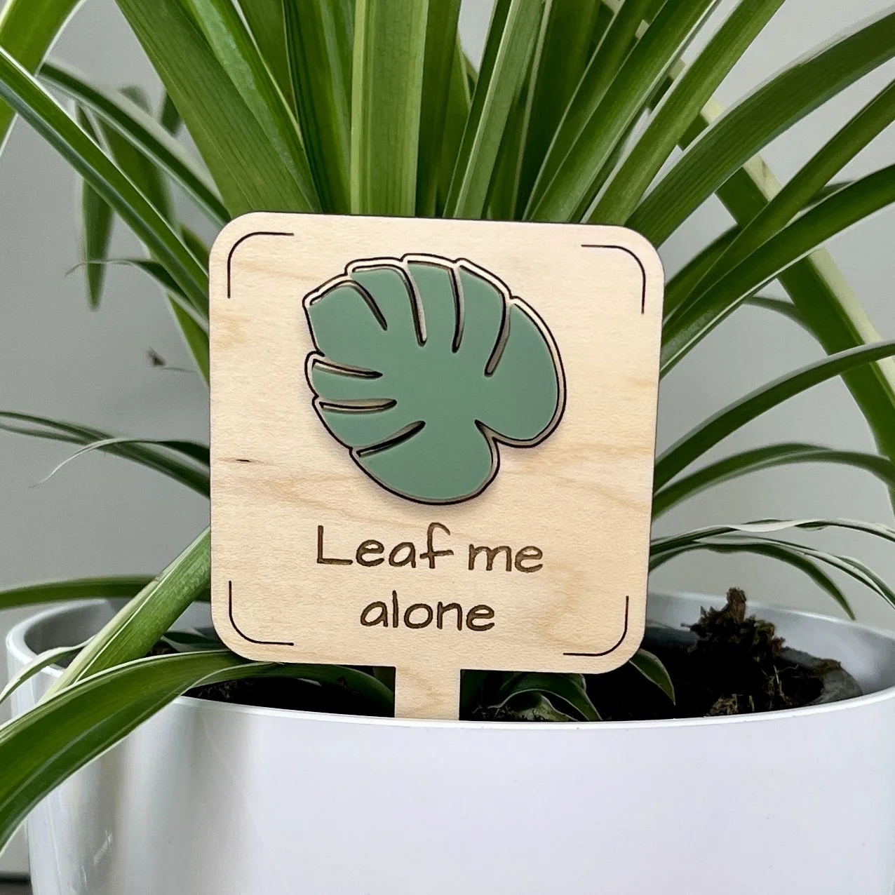 Leaf Me Alone Stake