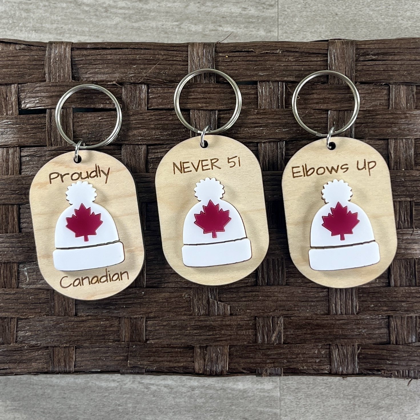 Canada Strong – Toque Keychain