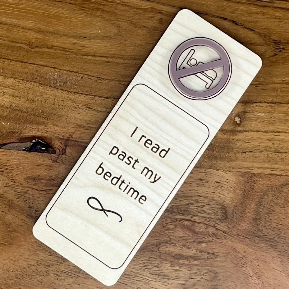 I Read Past My Bedtime Bookmark
