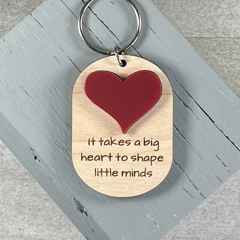 Big Heart Little Minds Keychain