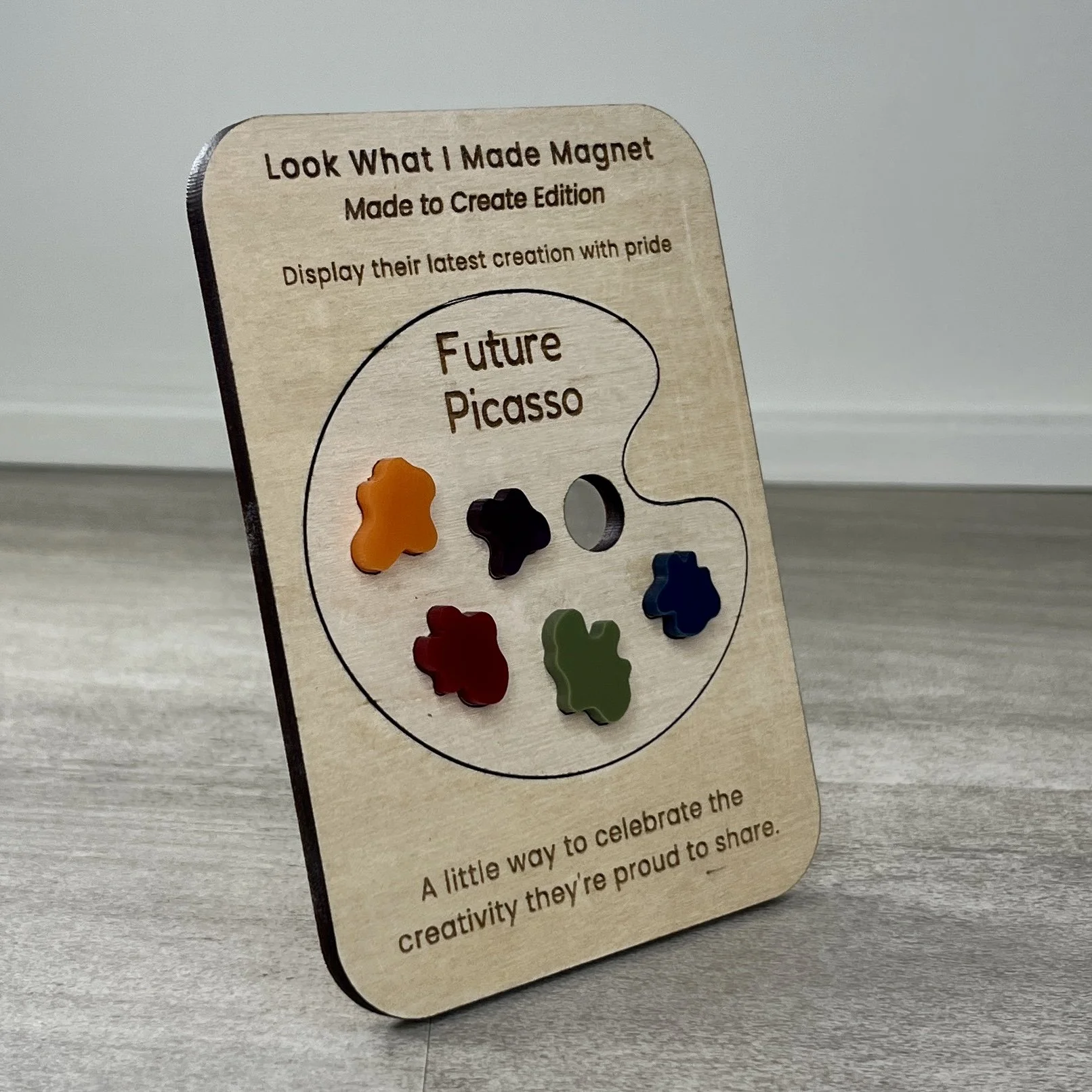 Look What I Made Magnet — Artist Palette (Made to Create Edition)