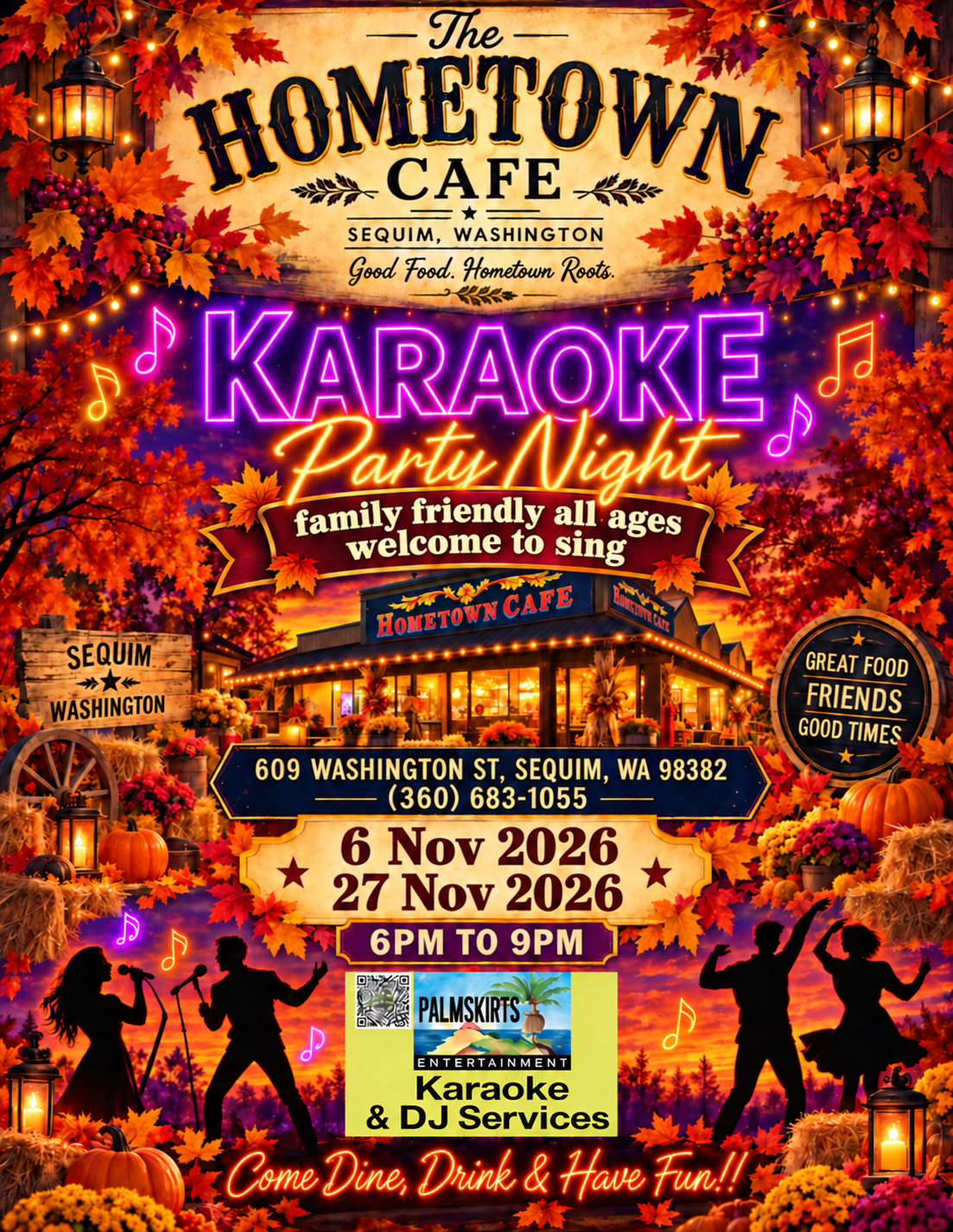 Karaoke Party Night @ The Hometown Cafe