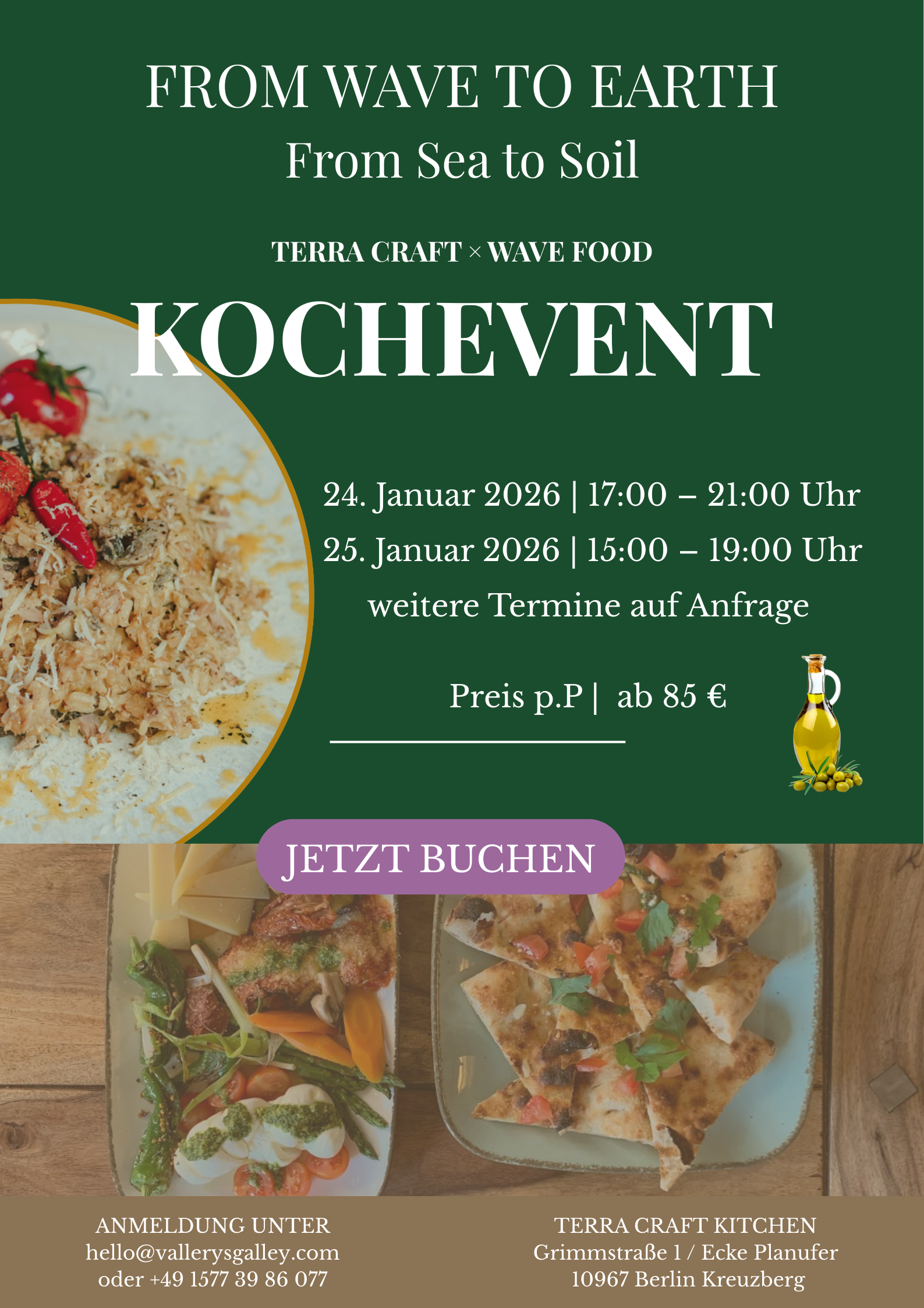 Wave Food  x Terra Craft Kitchen Cooking Event