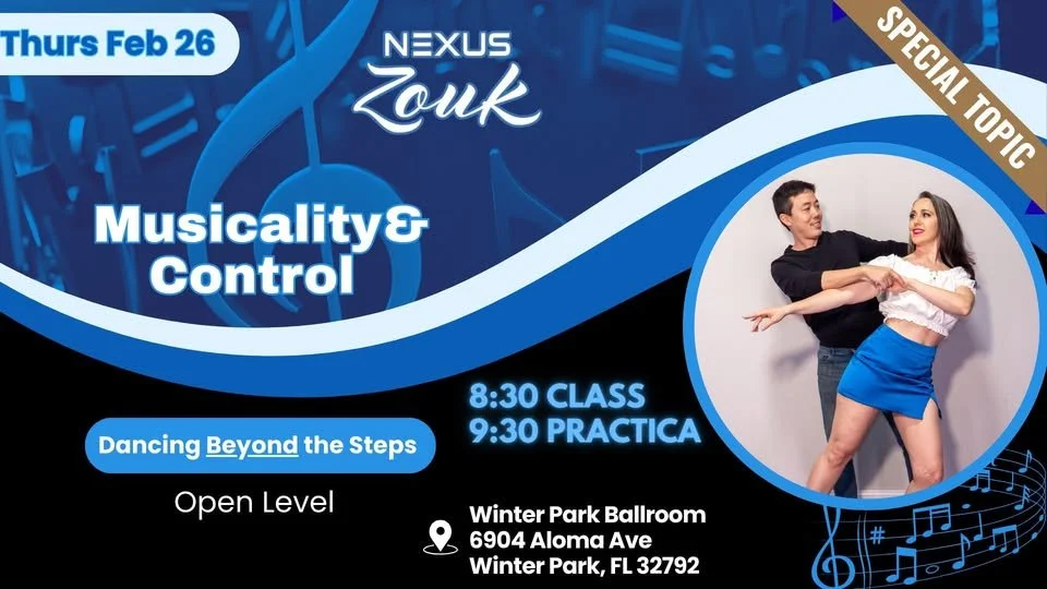 Zouk Musicality &amp; Control: Dancing Beyond the Steps