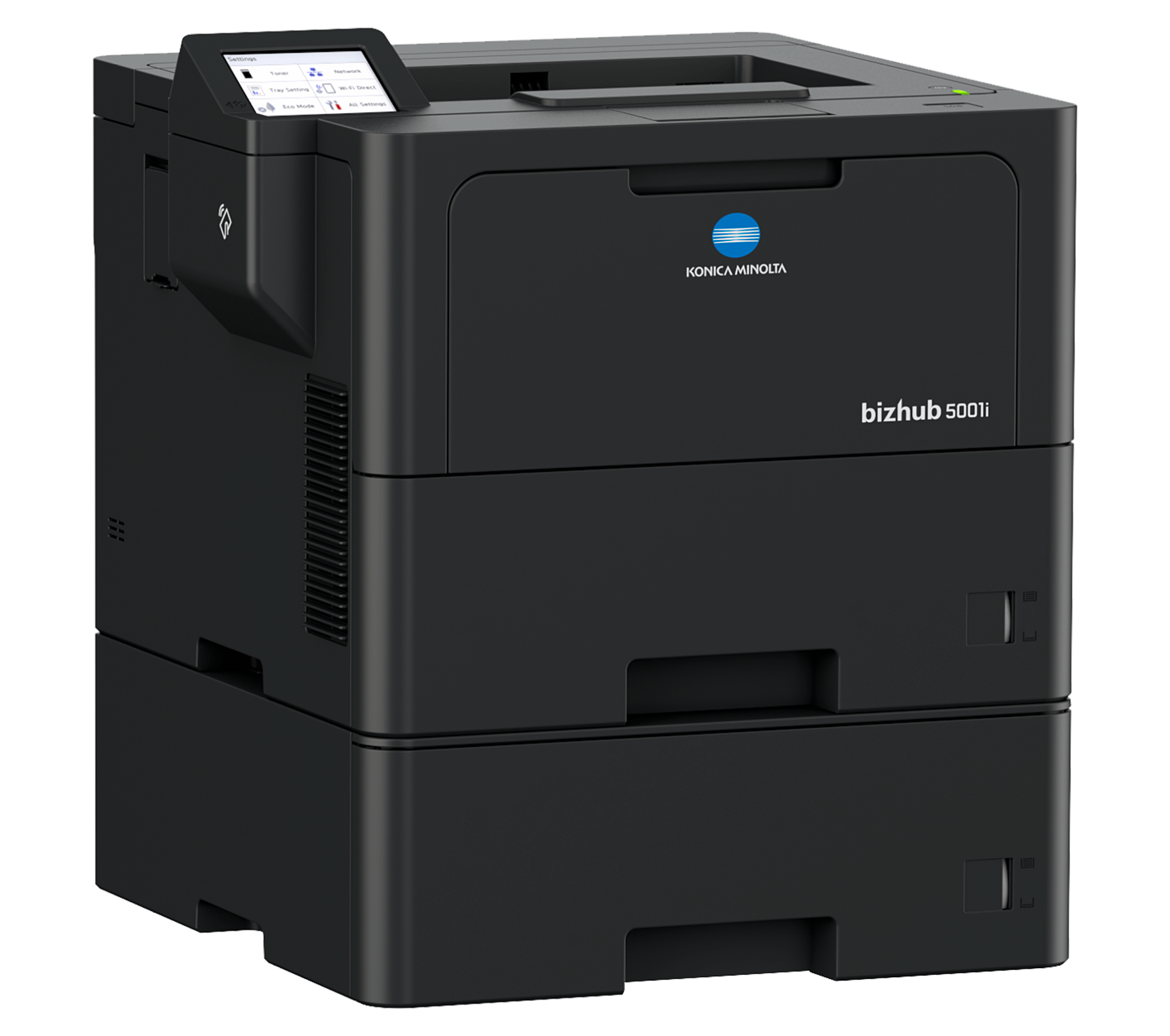 Konica Minolta bizhub 5000i printer, black front view