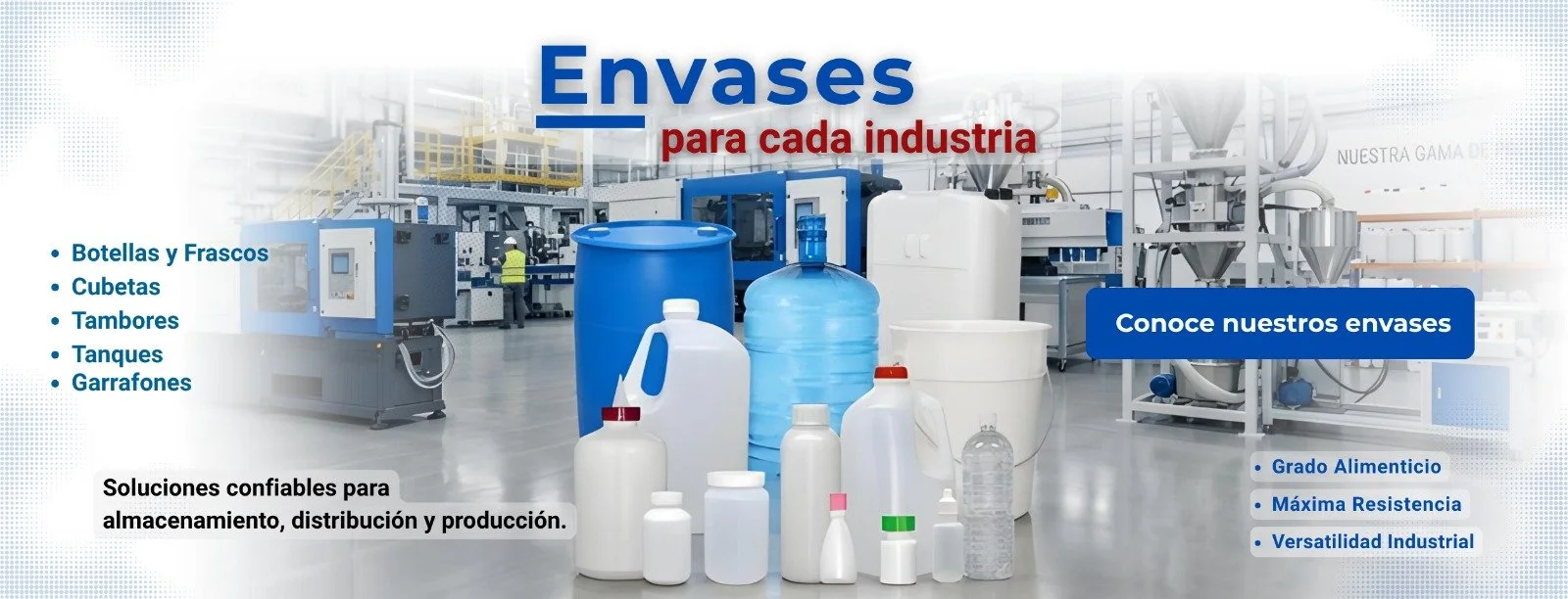 Envases - Botellas y Frascos-Cubetas-Garrafones-Tambores-Tanques