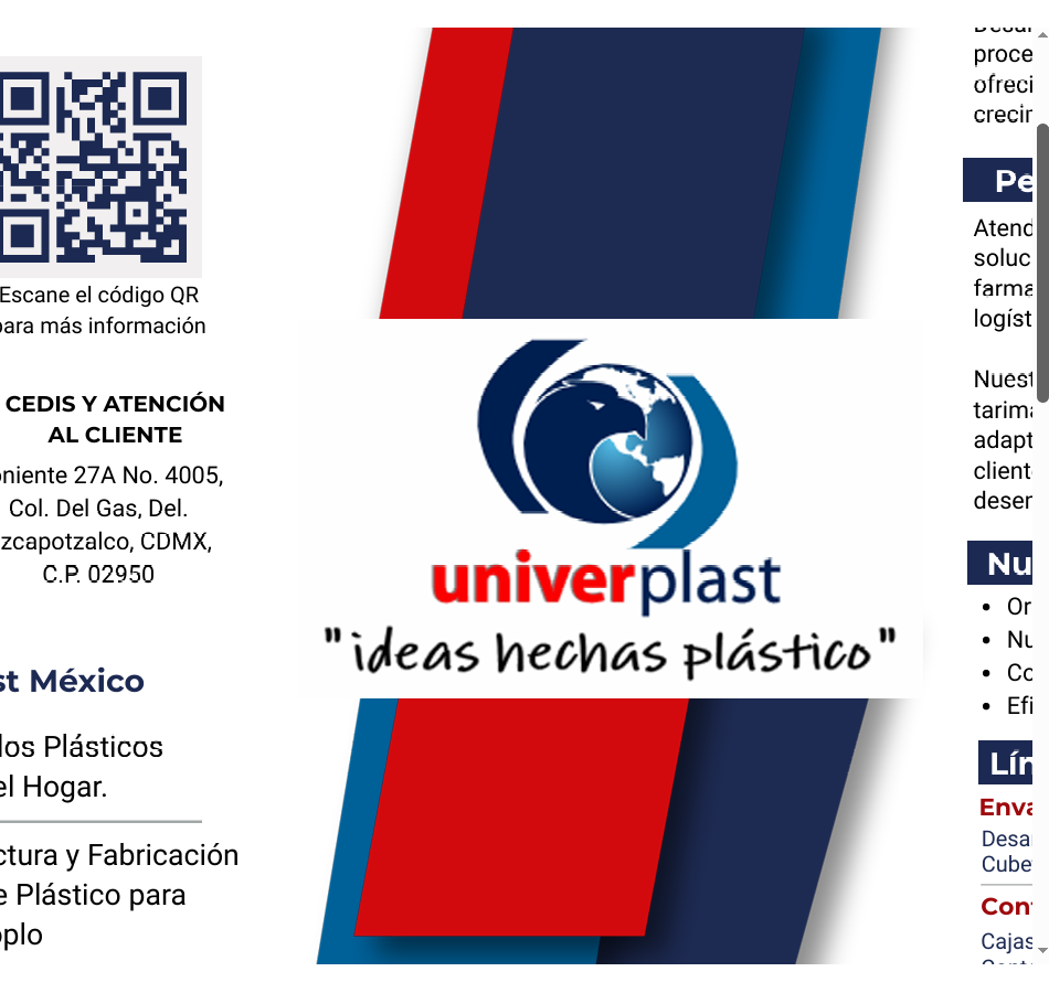 Grupo UNIVERPLAST México | Fabricación de Envases de Plástico: Botellas y Frascos, Cubetas, Tanques y Tambores; Cajas; Tarimas y Hogar.