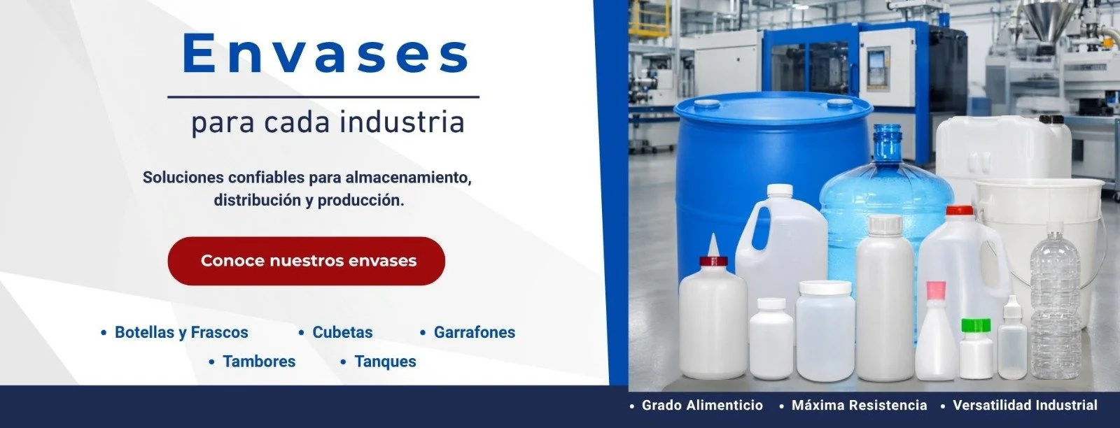 Envases-Botellas y Frascos-Cubetas-Garrafones-Tambores-Tanques