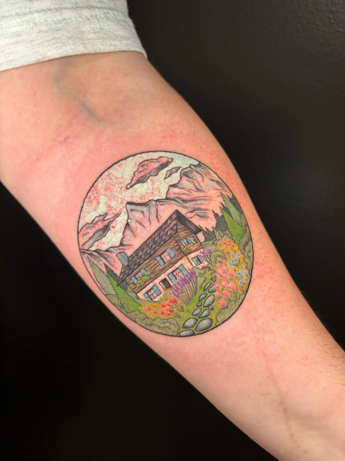 A chalet in the Swiss Alps for Christina 🏔️🌷🏡