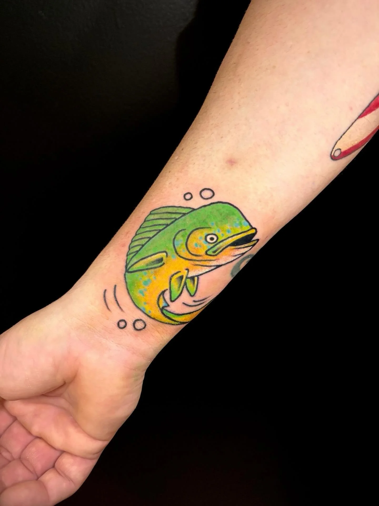 Mahi-mahi for Darryll&rsquo;s collection! 🎣🐠
I&rsquo;m still catching up on posting tattoos from 2025 y&rsquo;all, bear with me