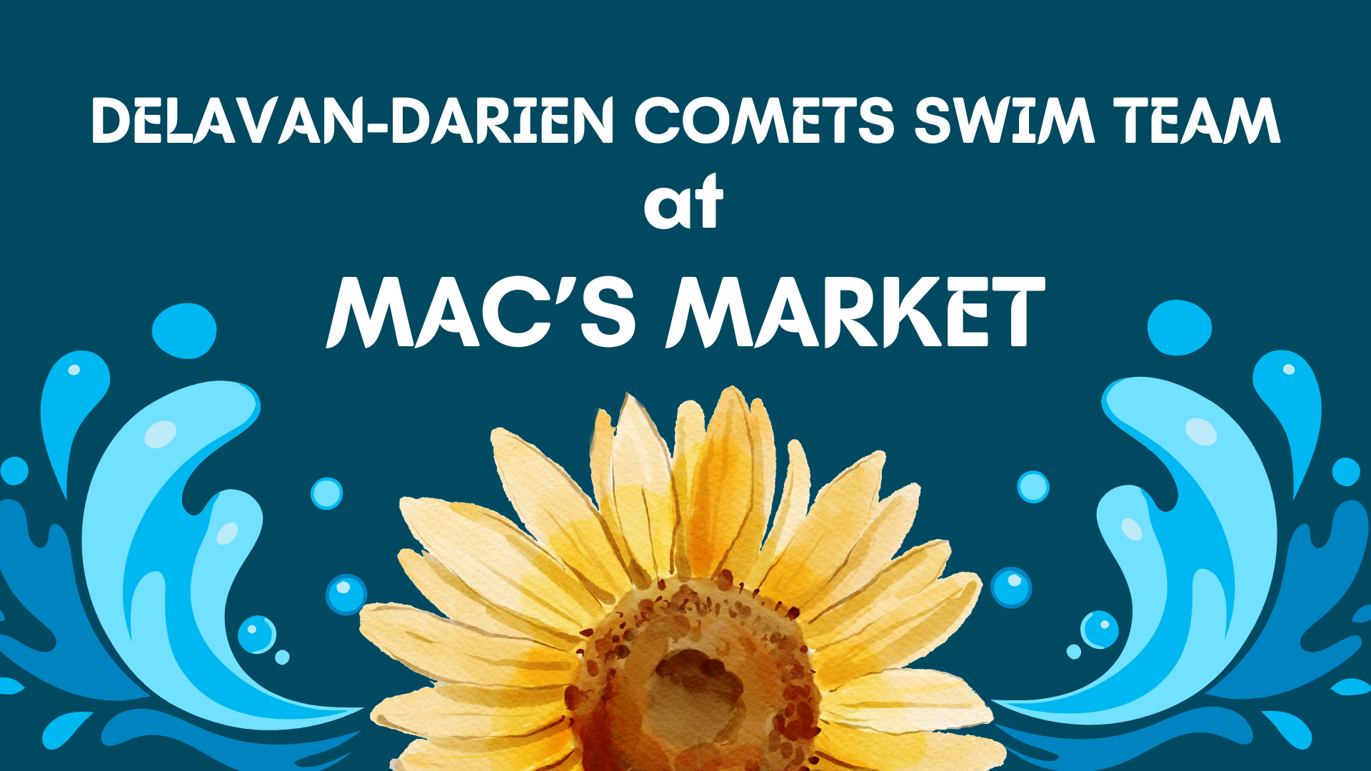 Sunflower Happy Hour with Swim Team Fundraiser