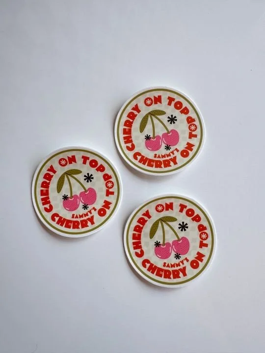 Cherry on Top Sticker