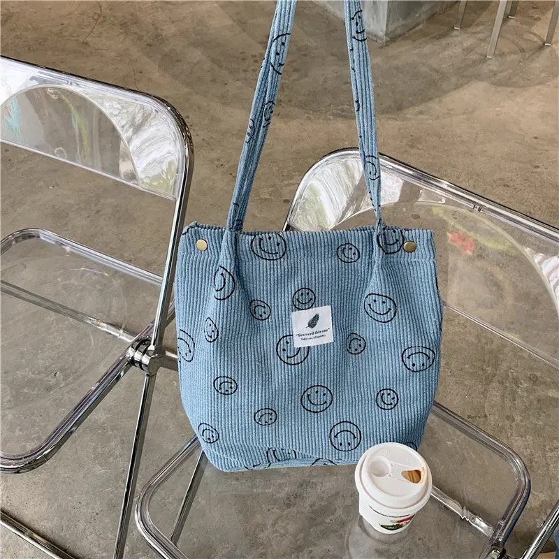 vintage smile tote