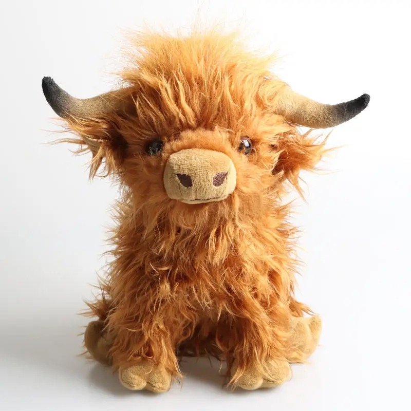 Highland cow stuffed toy