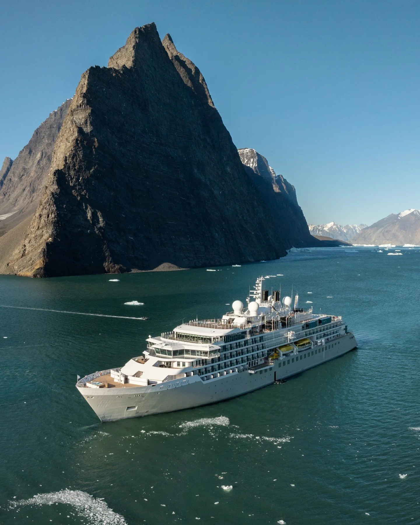 This is Uummannaq, a stunning fjord-filled island named in Greenlandic after its &ldquo;heart-shaped&rdquo; multi-peak mountain. With Silversea expedition voyages, you can explore this breathtaking wonderland of majestic mountains, icy deserts, and e