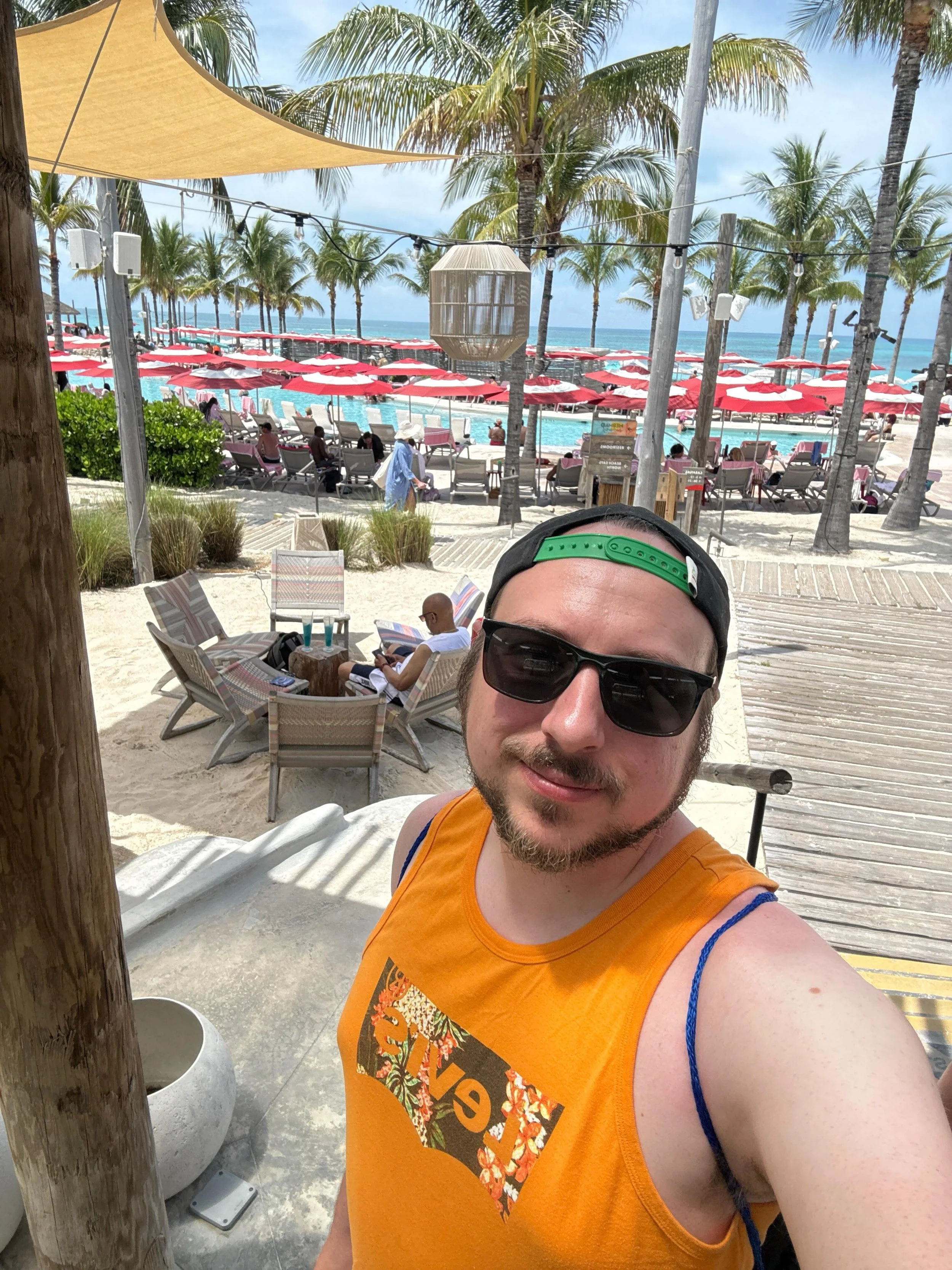 ✅ Beach Club at Bimini
✅ Final cruise dinner at Extra Virgin
❓ Everything packed because it&rsquo;s time to go home&hellip;

Good bye! I&rsquo;ll miss you! 

#cruise #resilientlady #vacation #lgbttravel #virginvoyages