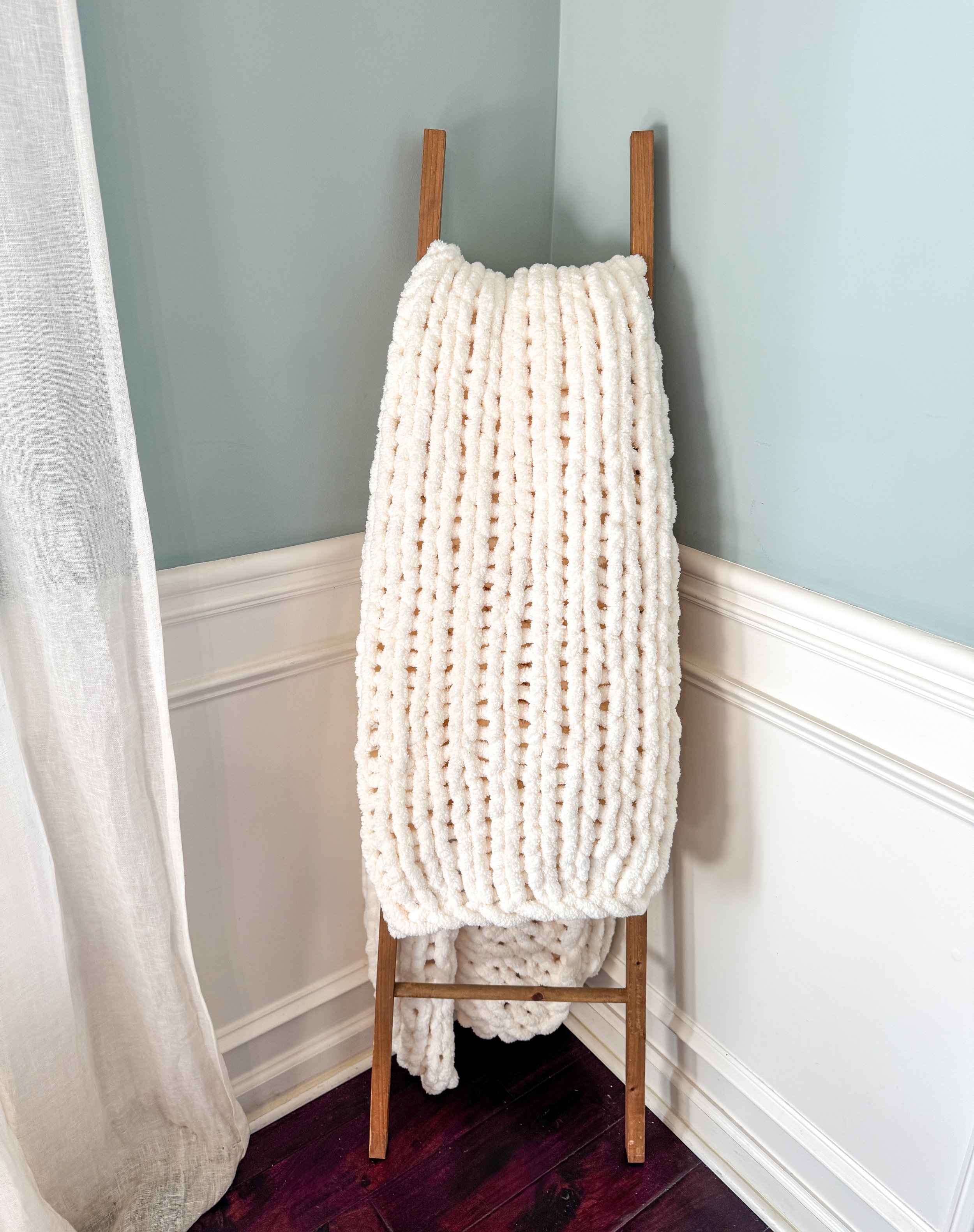 Solid Cream Blanket