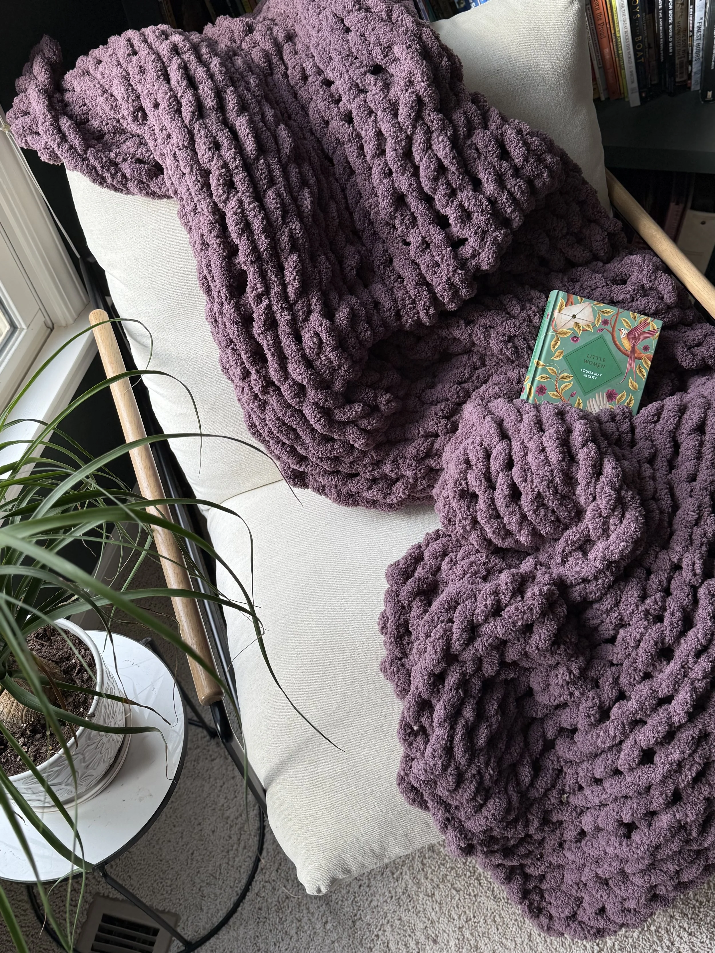 Dusty Purple Blanket