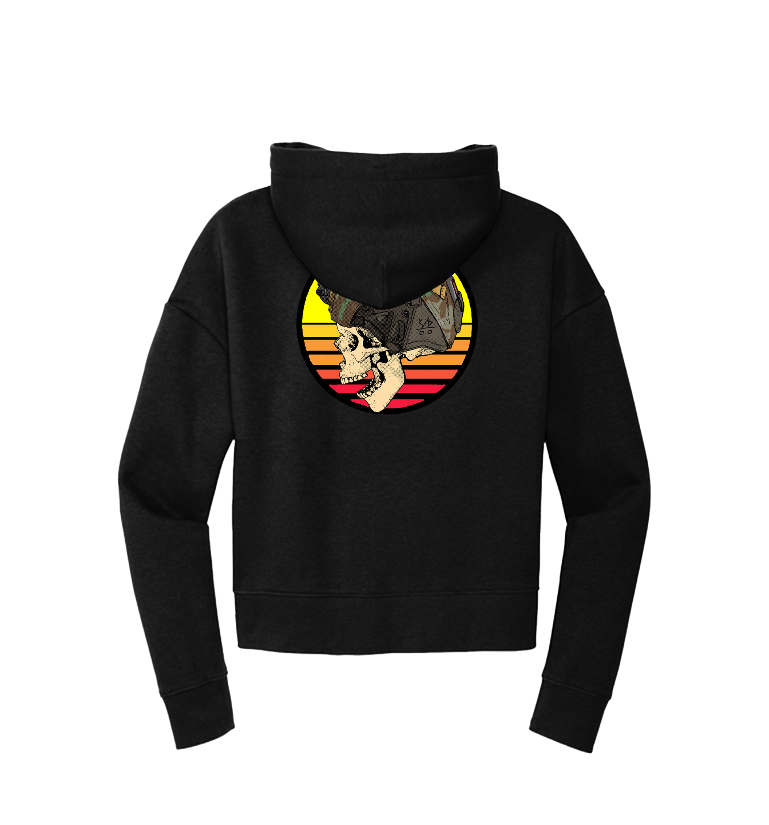 Babes - Born to Wait Full Zip Hoodie Back.png (Copy) (Copy)