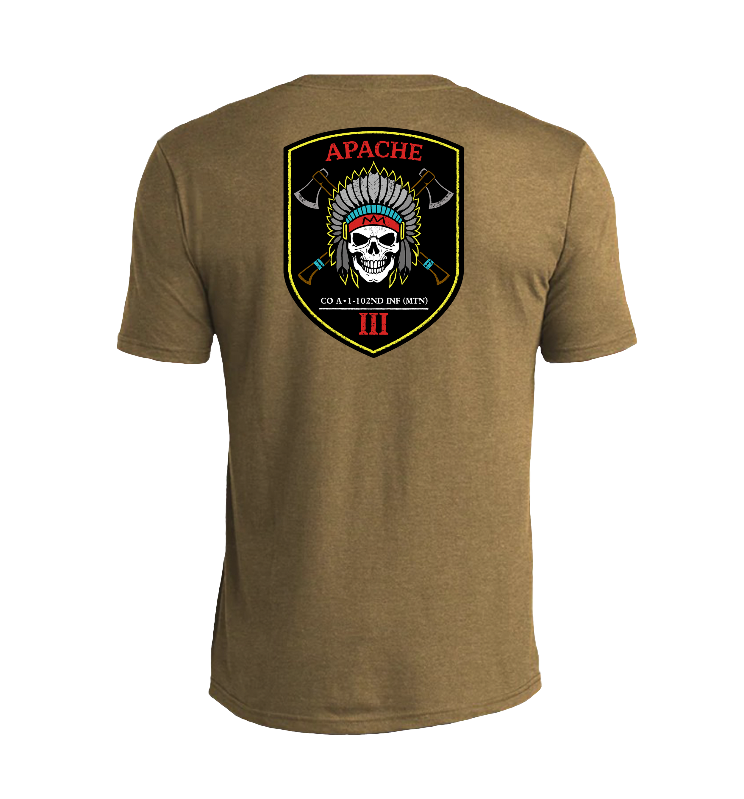 Apache Co - Platoon - Back - Tan Tee.png