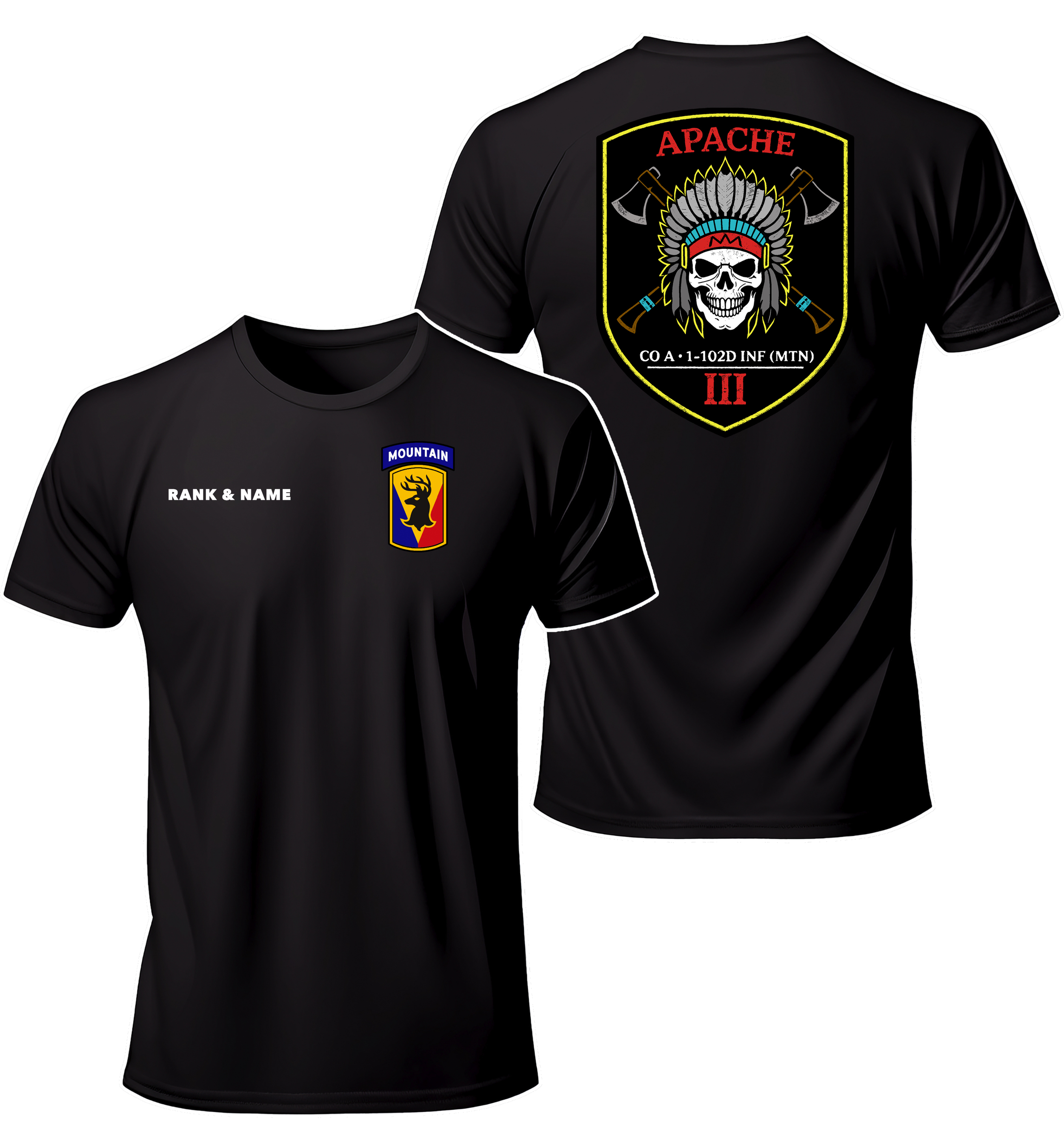 86th IBCT | 3rd Platoon Black Tee