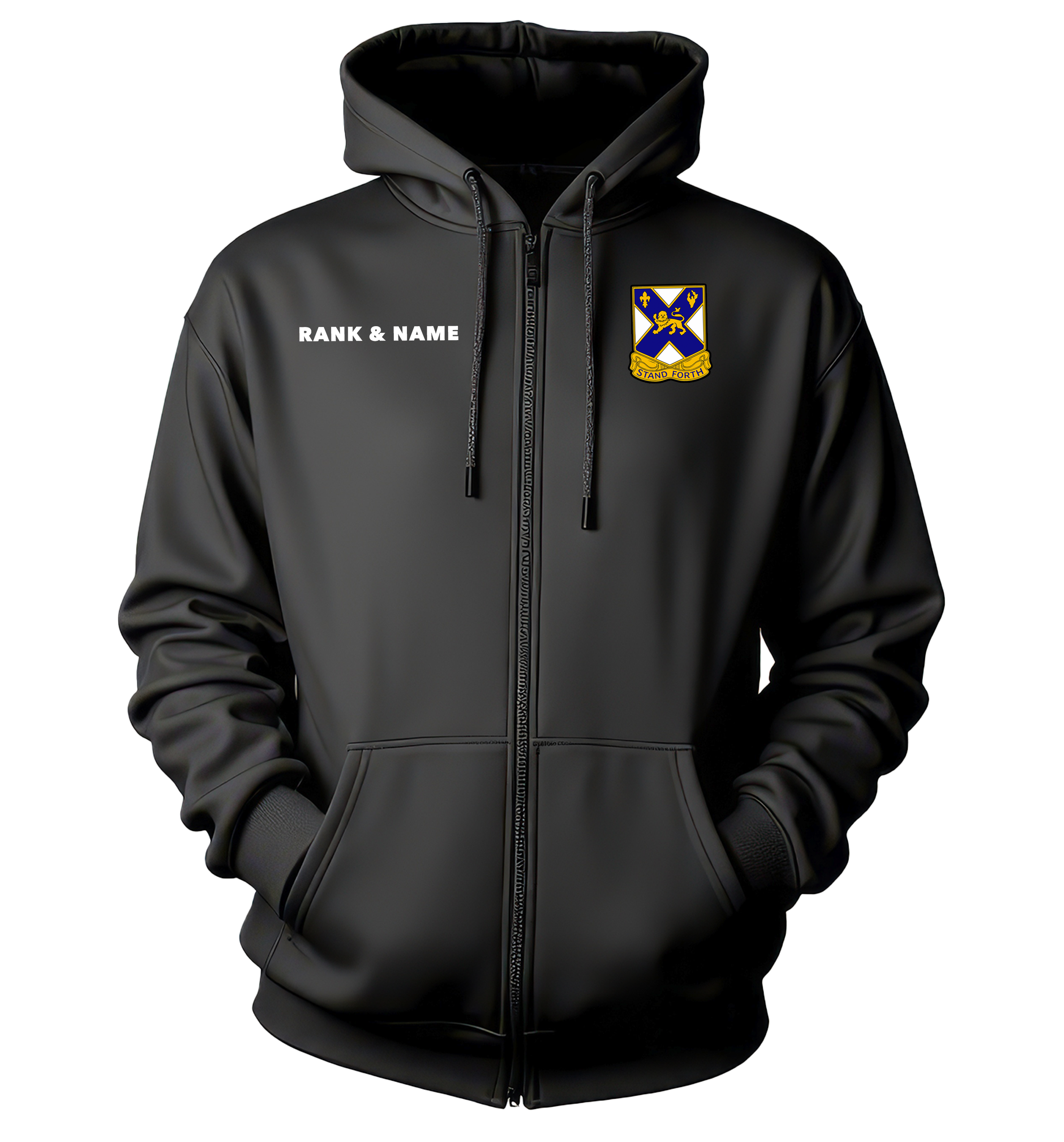 Unit Crest | Weapons Squad Full Zip Hoodie