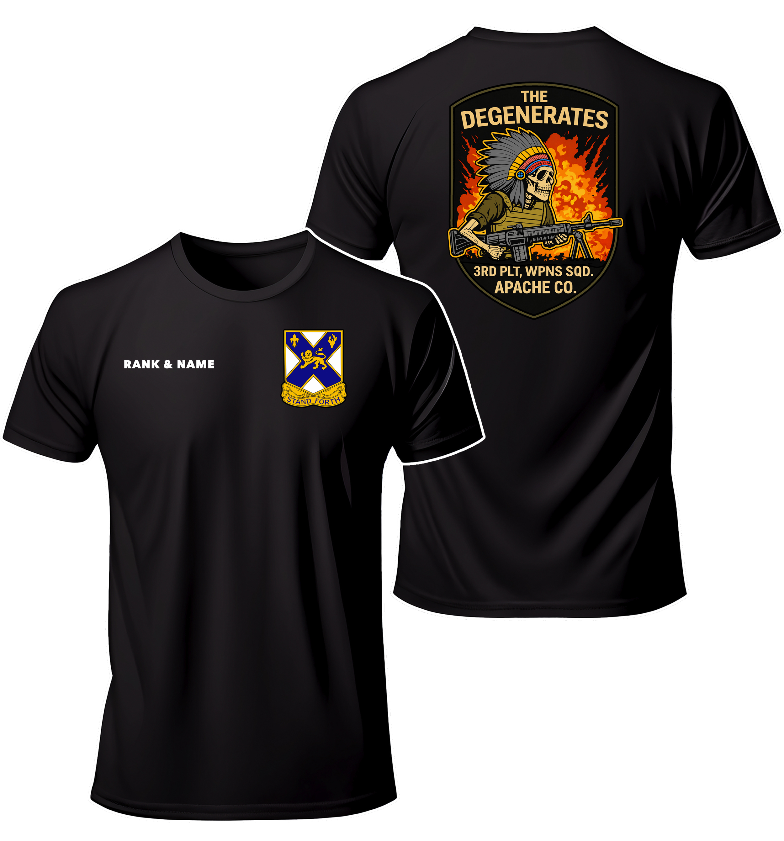 Unit Crest | Weapons Squad Black Tee