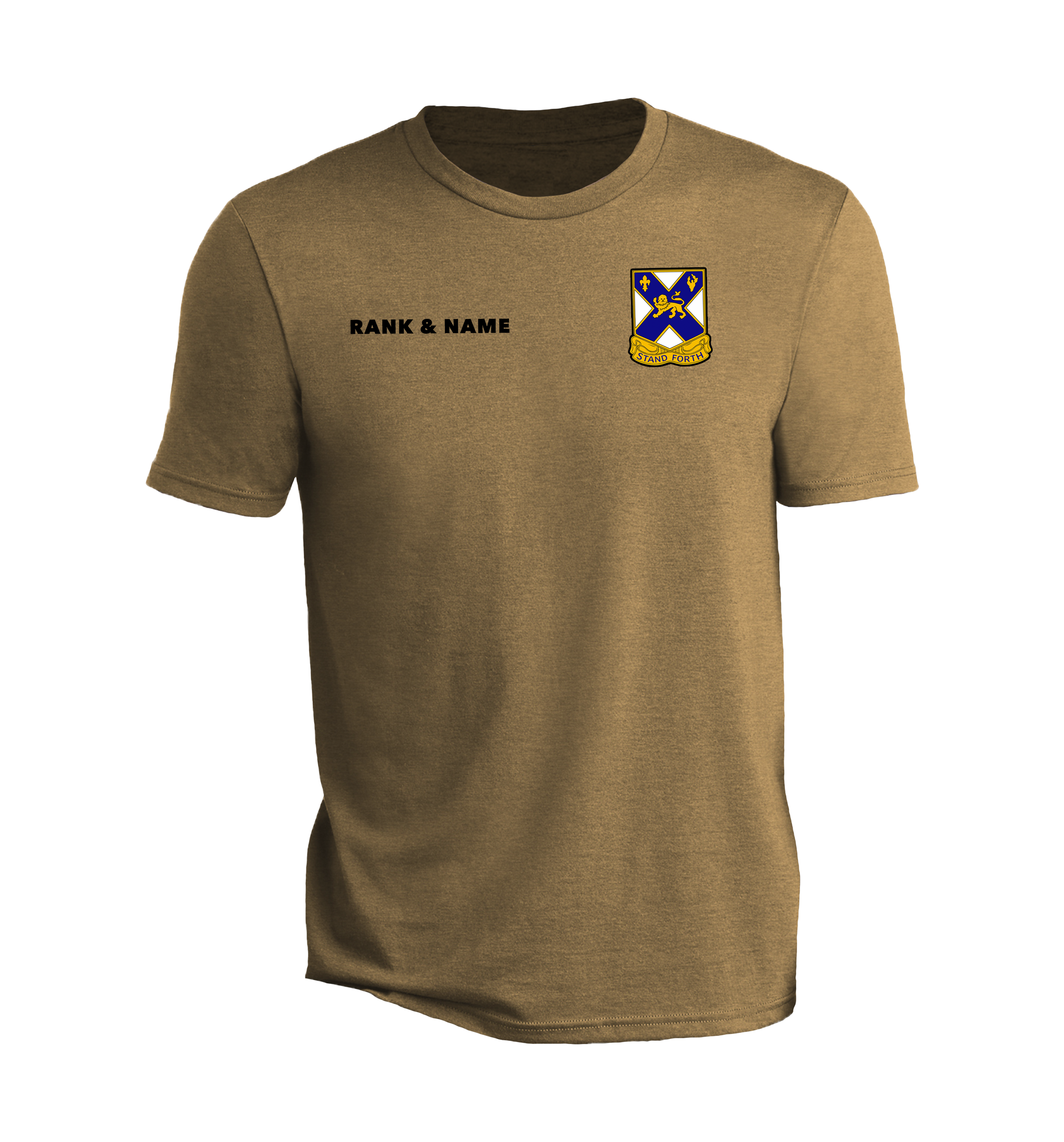 Unit Crest | Apache Co. Tan Tee