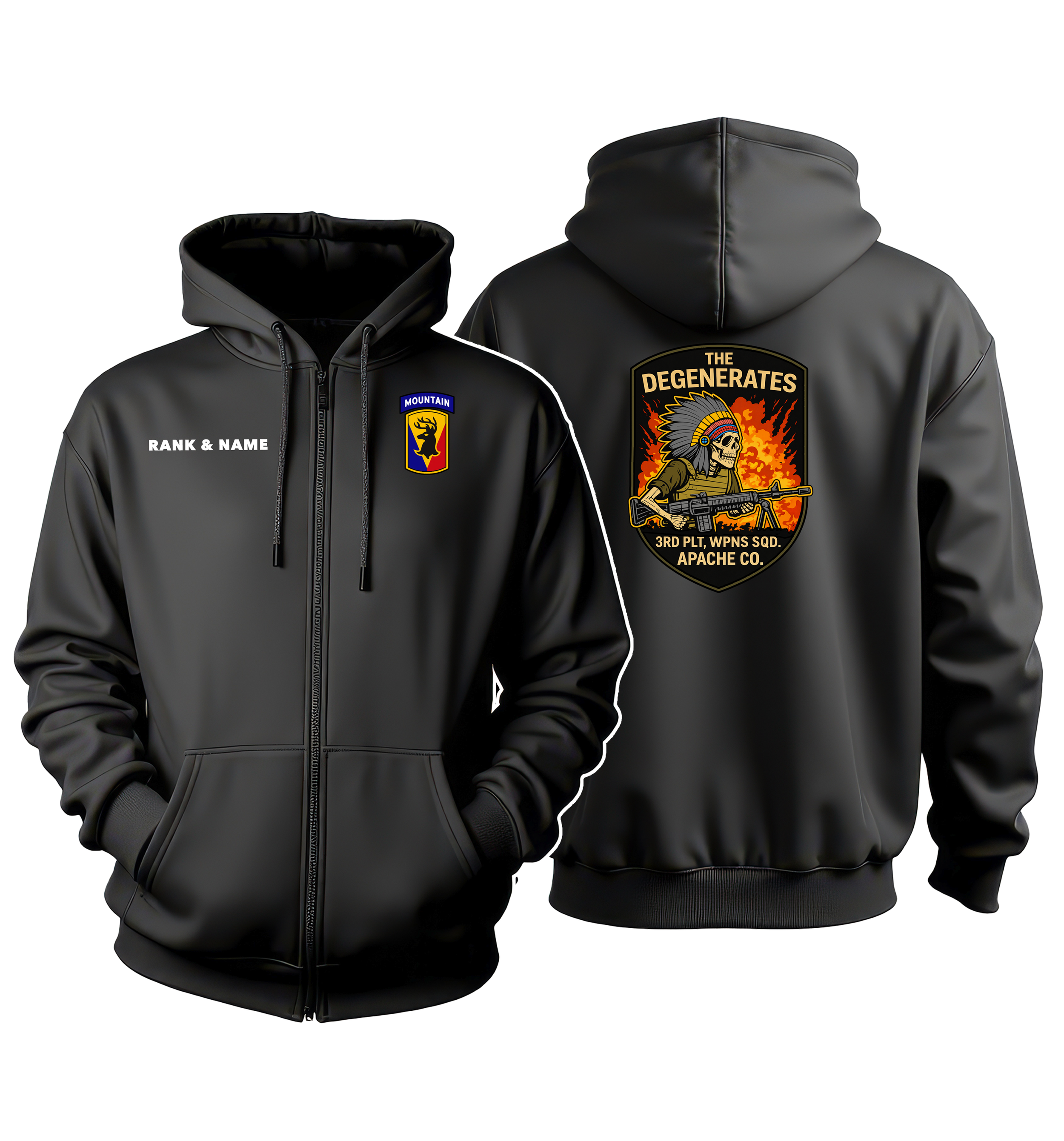 86th IBCT | Weapons Squad Full Zip Hoodie