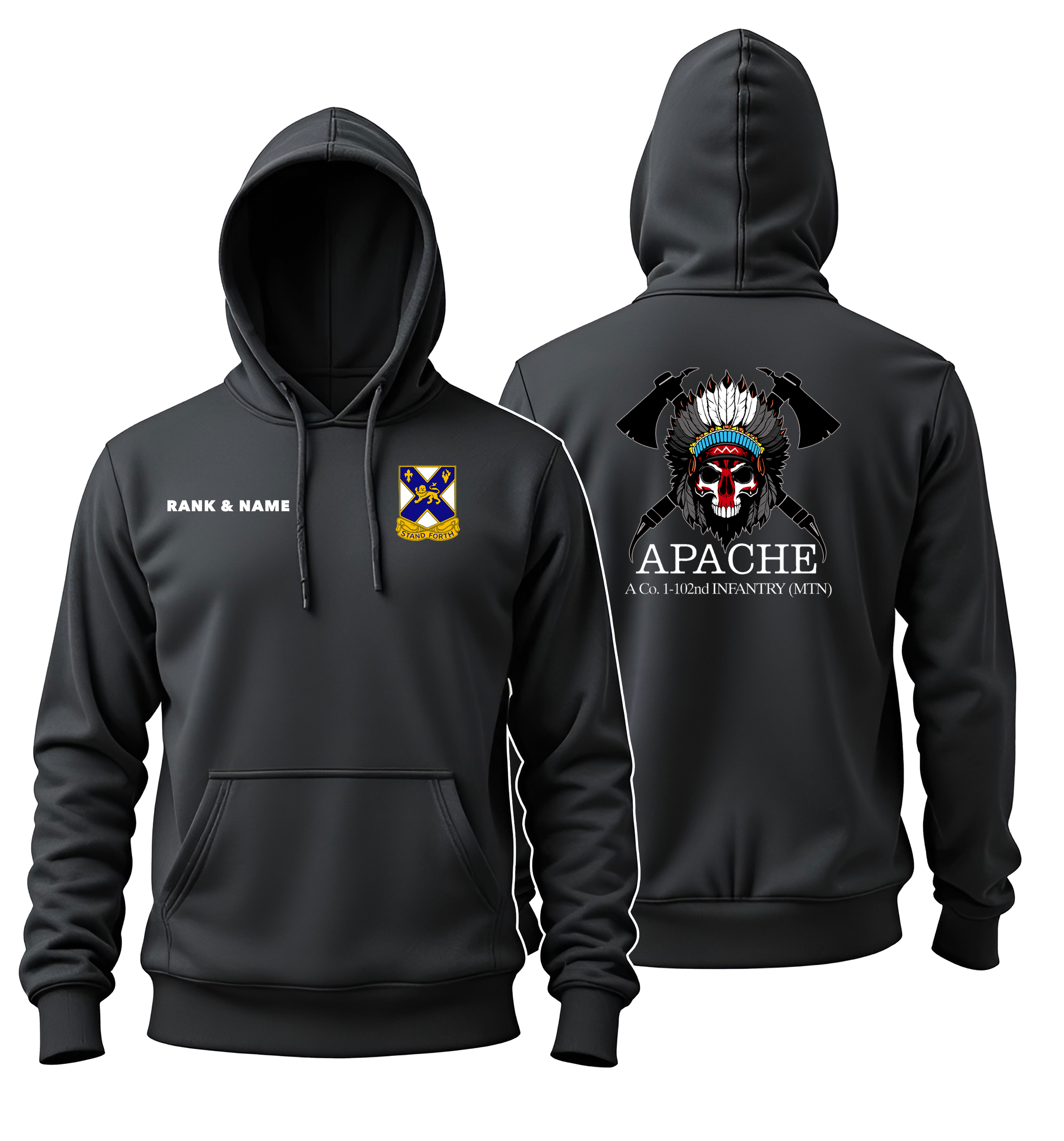 Unit Crest | Apache Co. Pullover Hoodie