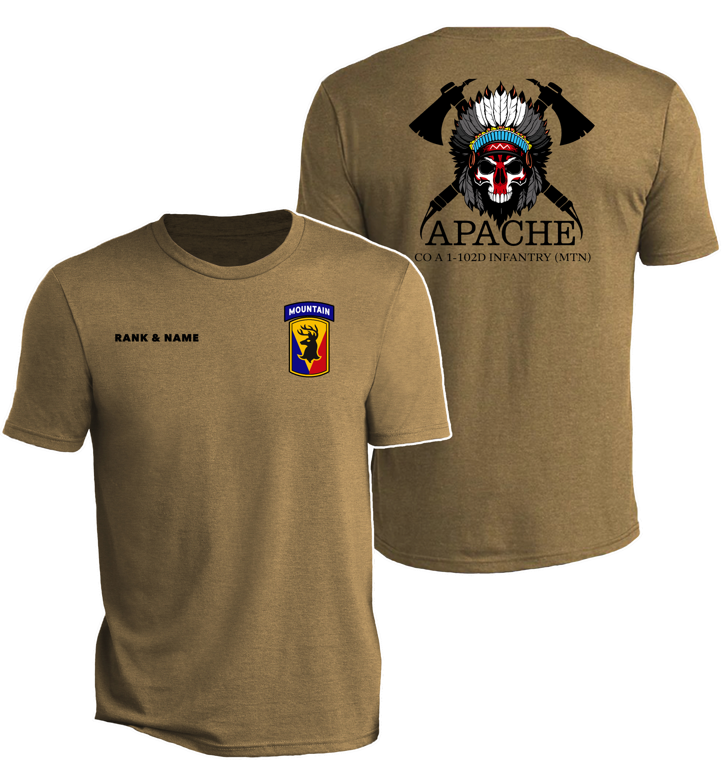 86th IBCT | Apache Co. Tan Tee