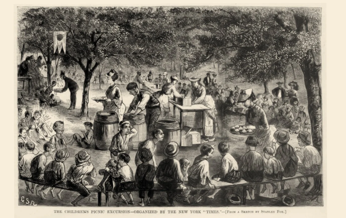 “The Children’s Picnic Excursion—organized by the New York Times
