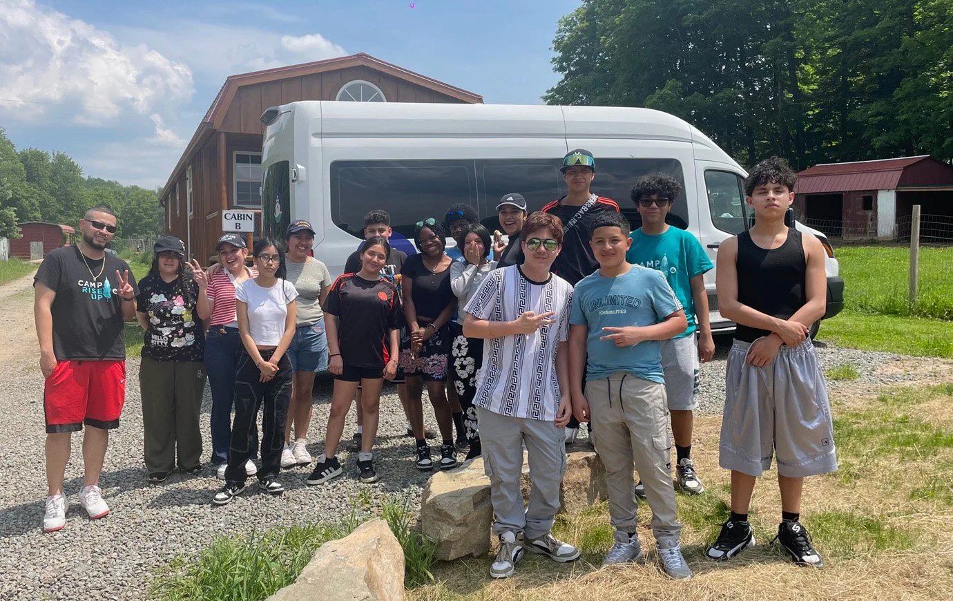 SOAR kids at their reunion on a farm
