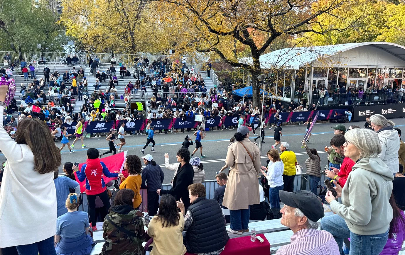 NYC Marathon runners and supporters