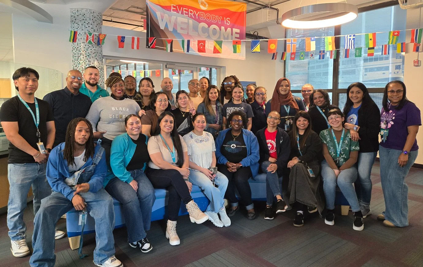 The Floating Hospital staff on denim day