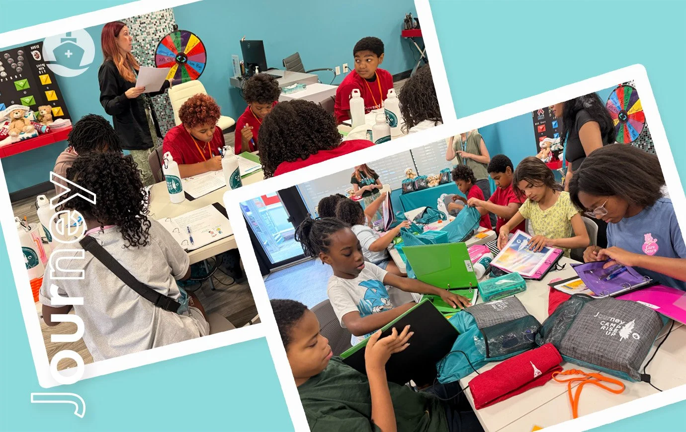Classroom learning as part of camp