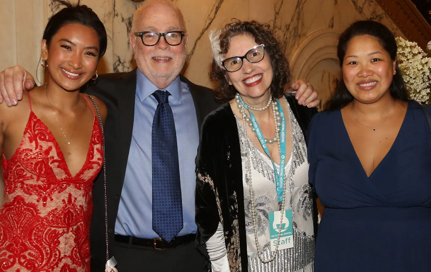   Barbara LaPlaca, husband Jim and daughters Julia and Lucy at the 2023 Summer Benefit Gala  