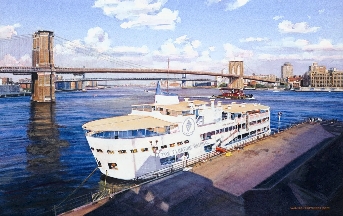   The painting by Dutch artist    Willem Hoendervanger   