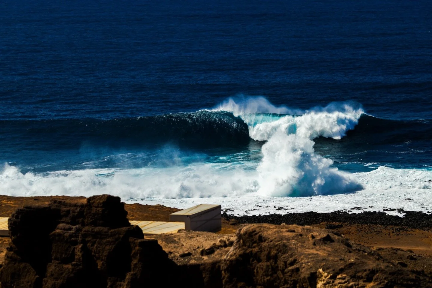 Canaries Surf Check ✔️ 
We had the privilege to whiteness some large conditions today on Gran Canaria, stoked 🙌