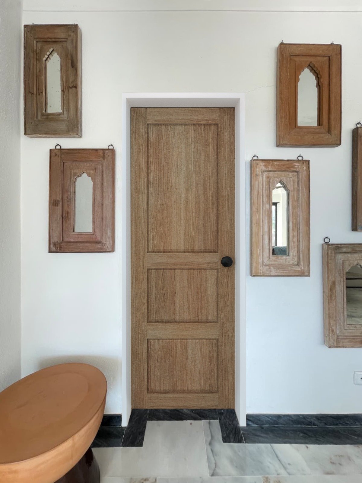 Rendering showing proposed bespoke interior door design